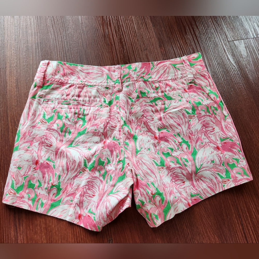 Lily Pulitzer The Callahan Short Flamingo Shorts - Picture 2 of 6